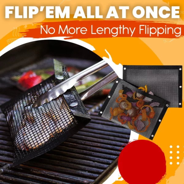 OneGrill Reusable Non Stick Barbecue Pouch
