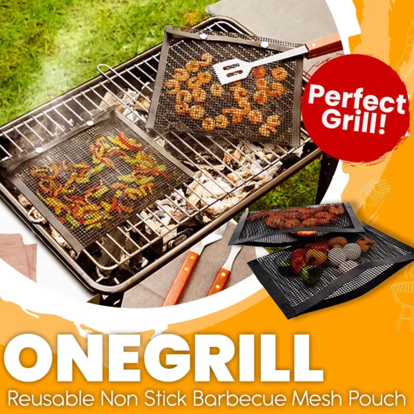 Pouch Mogall Barbecue Neamh-mhaide OneGrill In-athúsáidte