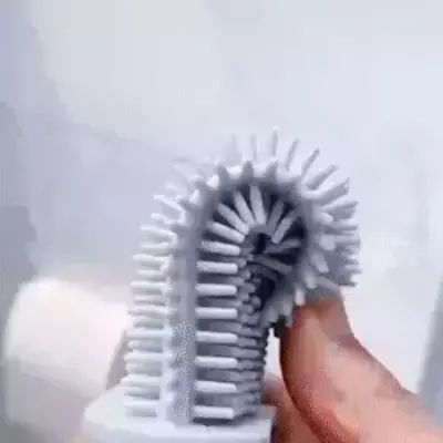 Revolutionary Silicone Flex Toilet Brush