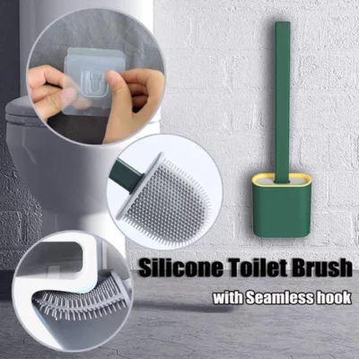 Revolutionary Silicone Flex Toilet Brush