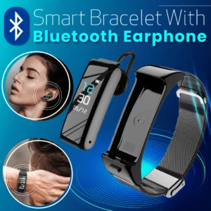 Smart Bracelet With Bluetooth Earphone