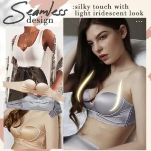 Strapless front buckle Push-Up Bra