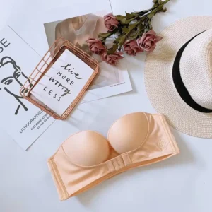 Strapless front buckle Push-Up Bra