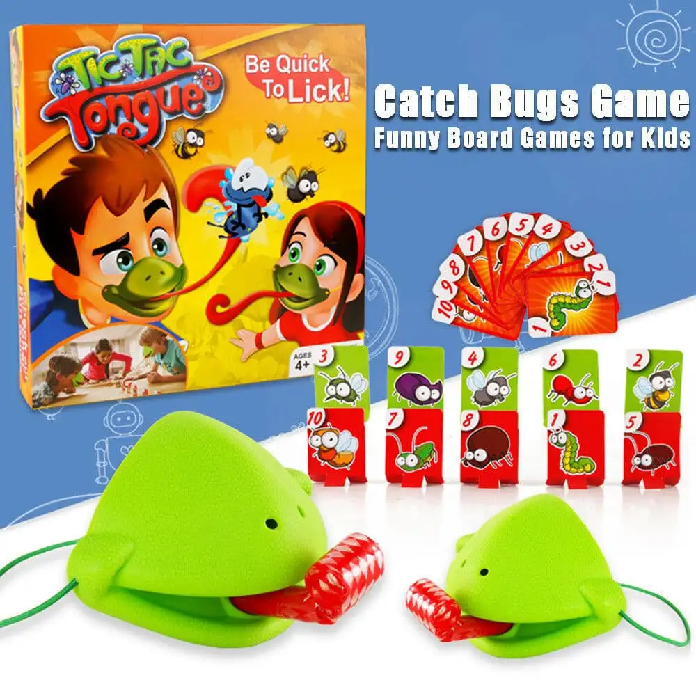 Tongue Tic-Tac Tongue-Puzzle Game