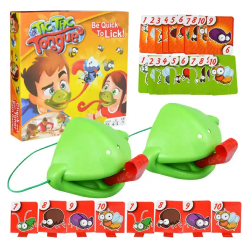 Tongue Tic-Tac Tongue-Puzzle Game
