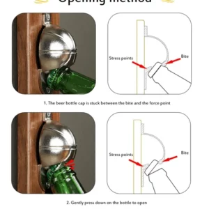 Wall Mounted Magnetic Basketball Bottle Opener