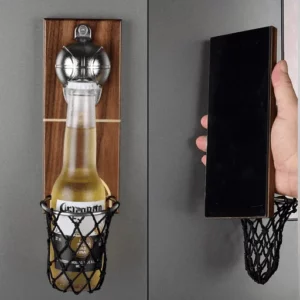 Wall Mounted Magnetic Basketball Bottle Opener