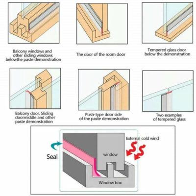 Weather Stripping Door Seal Strip 