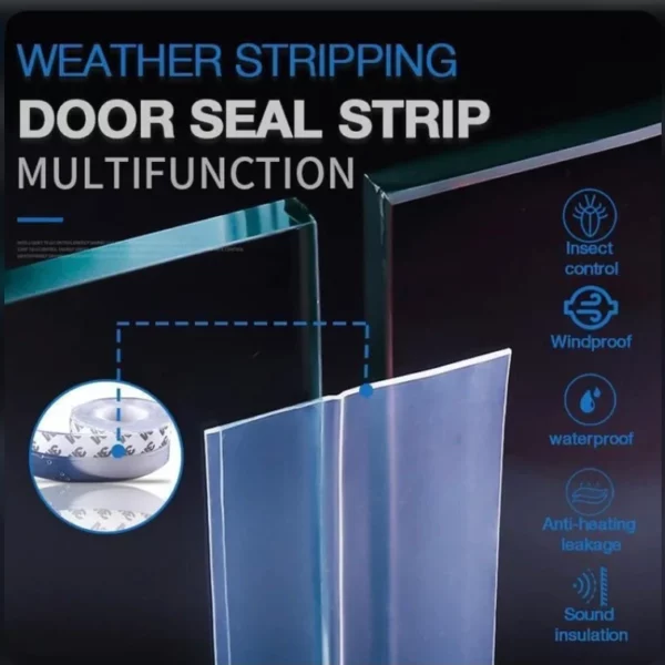 Weather Stripping Door Seal Strip (5M/ 16ft Package)