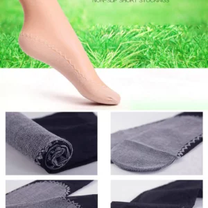 10 pari svilenkastih pamučnih čarapa protiv klizanja