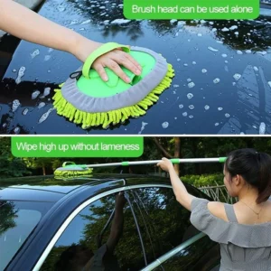 2 in 1 Car Cleaning Brush Mop