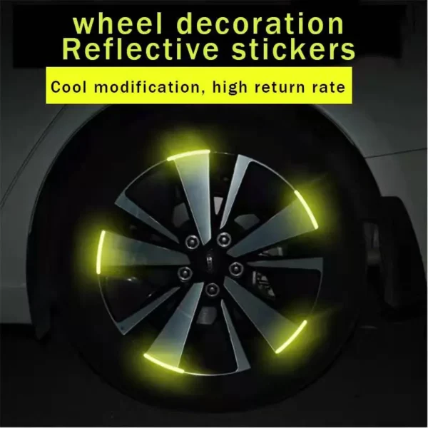 20 PCS Car Tire Reflective Stickers