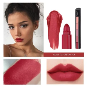 5 yn 1 Velvet Matte Compact Lipstick