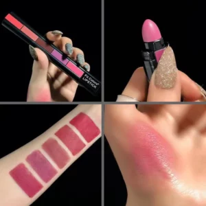 5 in 1 Velvet Matte Compact Lipstick