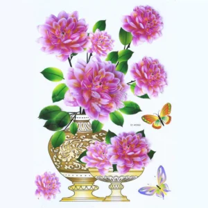 Adhesive Flowers Wall Sticker