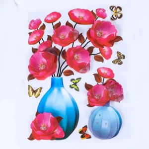 Adhesive Flowers Wall Sticker