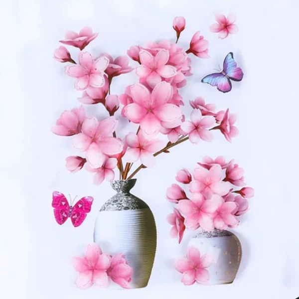 Adhesive Flowers Wall Sticker