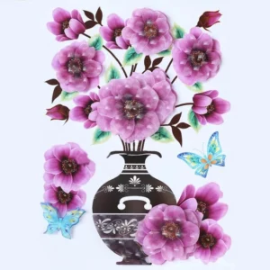 Adhesive Flowers Wall Sticker