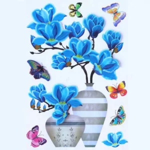 Adhesive Flowers Wall Sticker