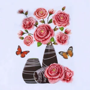 Adhesive Flowers Wall Sticker