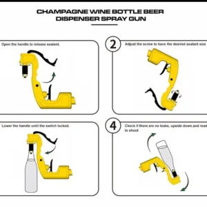 Bar Party Beer Champagne Launch Prop Gun
