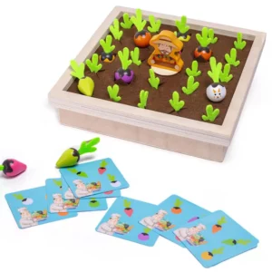 Carrot Harvest Planting Wooden Toy