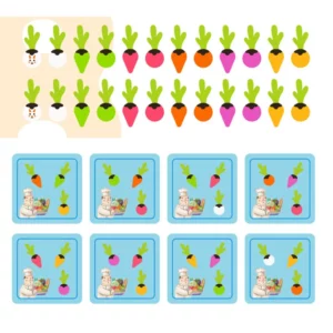 Carrot Harvest Planting Wooden Toy
