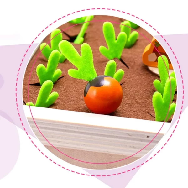 Carrot Harvest Planting Wooden Toy