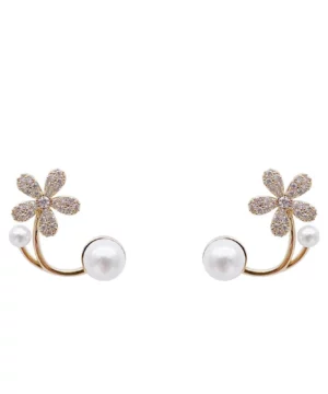 Elegant Flower Stud Earrings