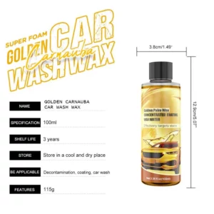 Essential Golden Carnauba Car Wash Wax