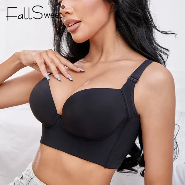 Fashion Deep Cup Bra With Shapewear Incorporated