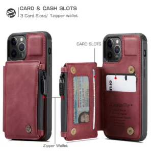 Lenuine Leather Phone Wallet Case
