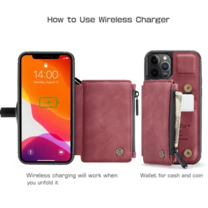 Lenuine Leather Phone Wallet Case