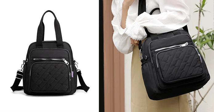 Multifunctional Large-Capacity Anti-Theft Nylon Backpack