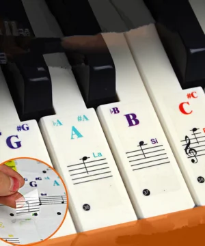 Piano Keyboard Stickers
