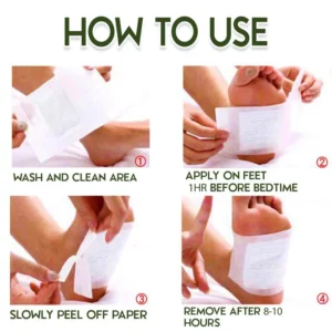 Premium Herbal Detox Foot Pads (10 pcs)