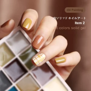 Shyan Color Solid Canned Nail Polish Gel