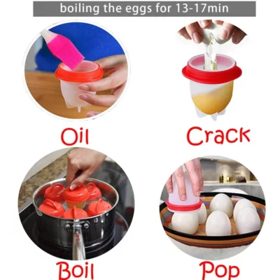 Silicone Non-Stick Egg Boiler
