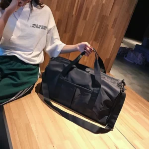 Sports Duffle Bag with Shoe Compartment