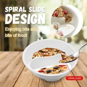 Wet And Dry Separation Spiral Bowl