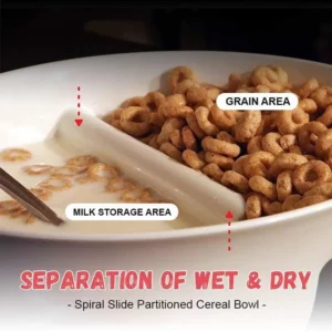 Wet And Dry Separation Spiral Bowl