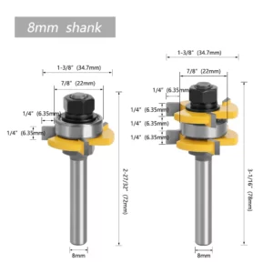 45 ° Miter Router Bit