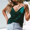 Silk Satin Top Tanks