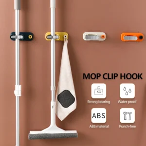2 In 1 Multi-Functional Broom Holder