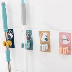 2 In 1 Multi-Functional Broom Holder