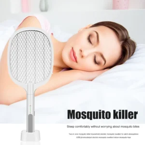 2-in-1 Electric Swatter & Night Mosquito Killing Lamp