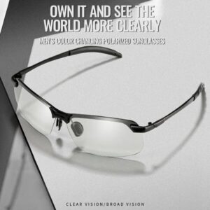 Fotokróm napszemüveg tükröződésmentes polarizált lencsével