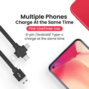 3 In 1 Charging Cable Roll