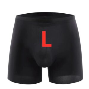 3 PCS Mens Ice Silk Breathable Underwear