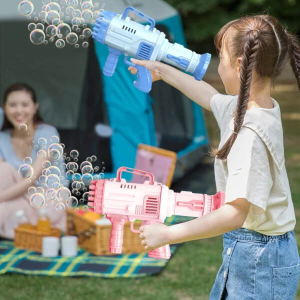 32 Holes Kids Gatling Bubble Gun